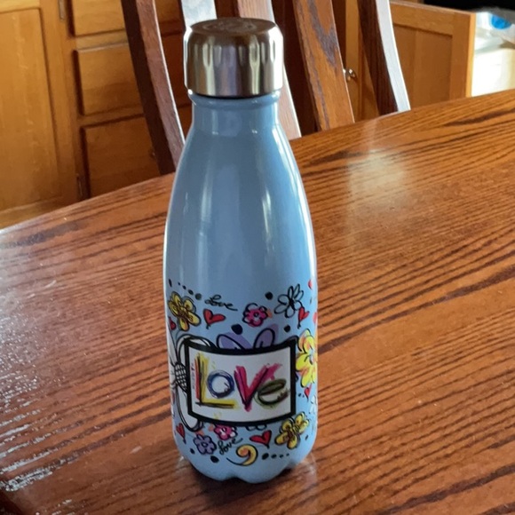 Brighton Garden LOVE Scribble Water Bottle - Picture 1 of 4